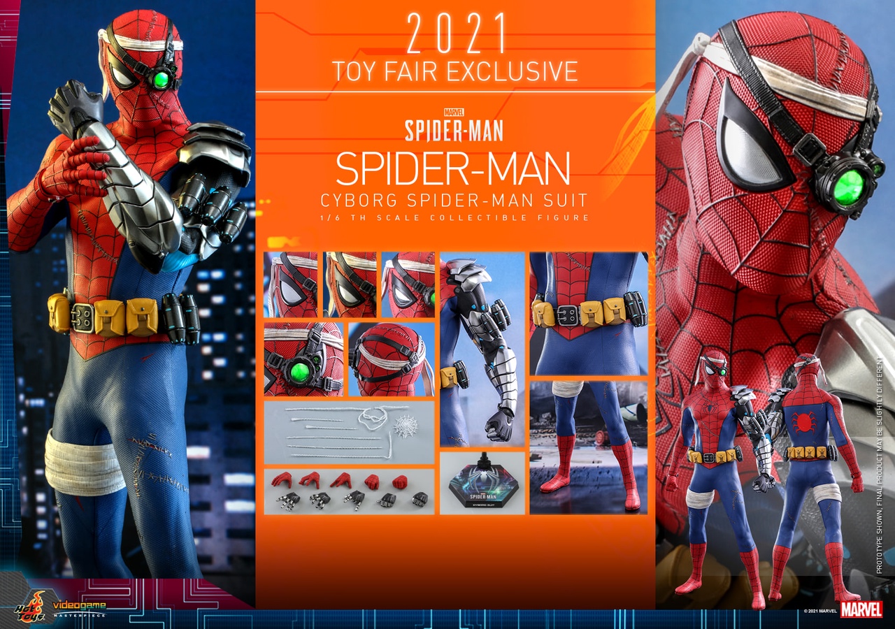 Hot Toys выпустят фигурку Киборга Человека-Паука по игре «Spider-Man» |  GeekCity Киборг Человек-Паук